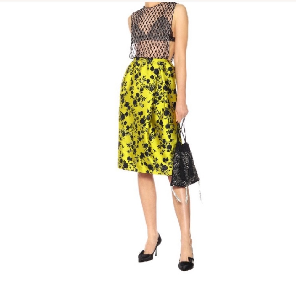 Rochas skirt silk satin